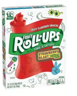 Fruit Roll-Ups Strawberry Blast 10 pack