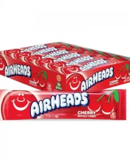 36x16g Airheads – Cherry – Chewy Candy Bars