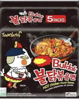 Samyang Buldak Hot Chicken Flavour Ramen – Original (5 Pack)